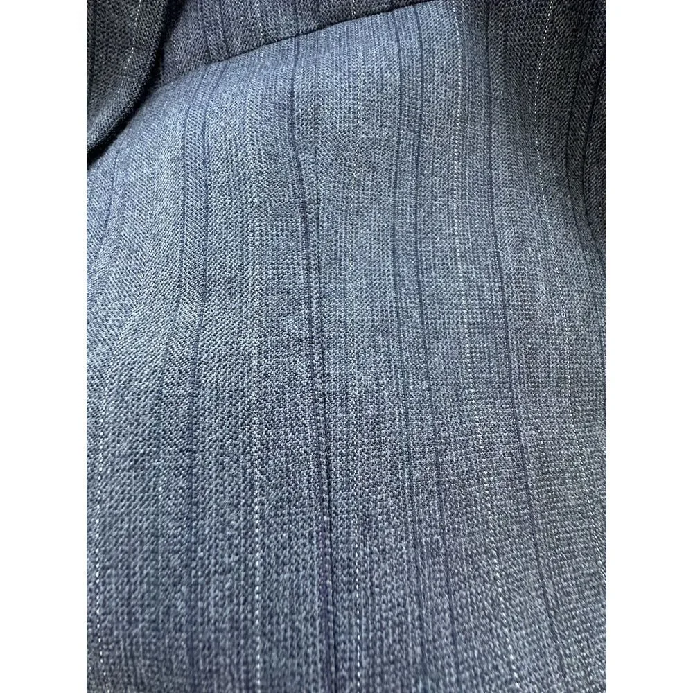 Sansabelt Jaymar Ruby Blazer Mens 38 Dark Gray Striped Wool Sports Coat Business